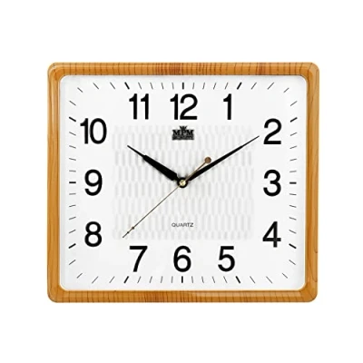 Image of MPM Quality, wall clock, White/orange, 318 x 358 38 mm