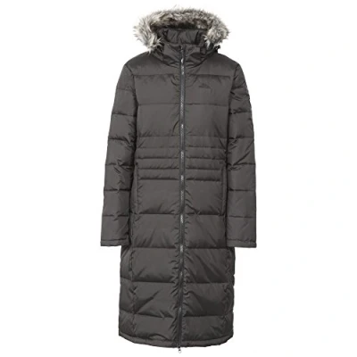 Image of Trespass Womens/Ladies Phyllis Parka Down Jacket (M) (Black)