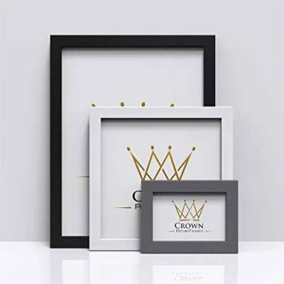 Image of FrameFlix Rustic A5 Thin Picture Photo Frame Wall Hanging Free Standing Wood Effect