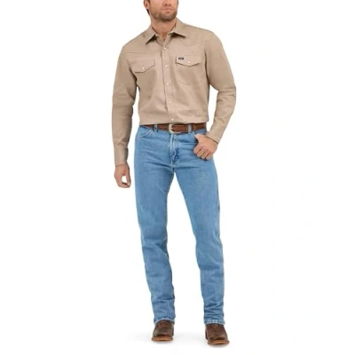 Image of Wrangler Men&#039;s Ms70719 Work shirt, Rawhide, M UK