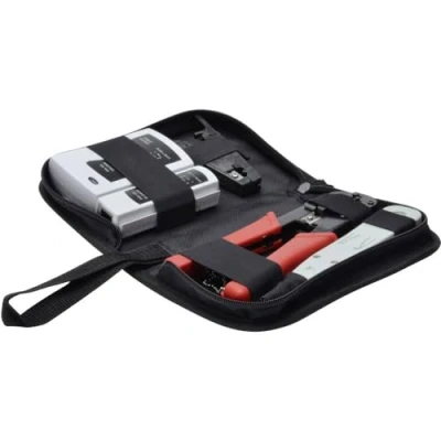 Image of DIGITUS LAN Network Tool Set Tester Crimp Pliers Cutting &amp; Stripping LSA Insertion