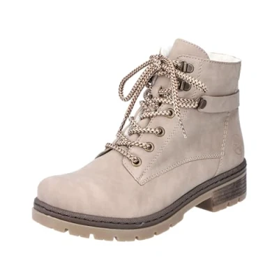 Image of Rieker Women&#039;s Y7445 Fashion Boot, Beige, 3.5 UK