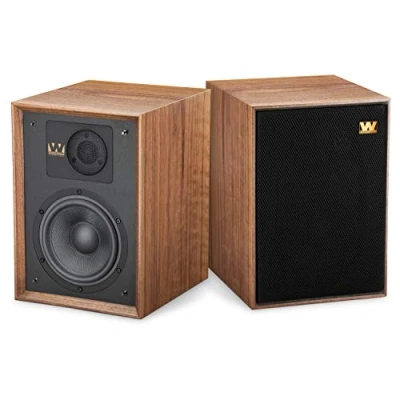 Image of Wharfedale Denton 85 Walnut Bookshelf Speakers (Pair)
