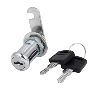 Image of YUEWO Drawer Cabinet Locking 19mm x 40mm Thread Security Cylinder Cam Lock w 2 Keys