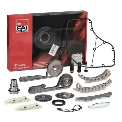 Image of 504084528, 5802009618, 5802122597 Timing Chain Kit FAI AutoParts TCK194C with gears, gaskets/seals Simplex, Duplex, Roller