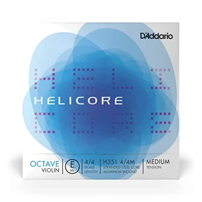Image of D&#039;Addario H351 4/4M 4/4 Scale Medium Tension Helicore Octave Violin Single E String