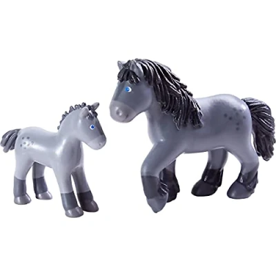Image of HABA Dolls and Folding Animals, 306148, Grey