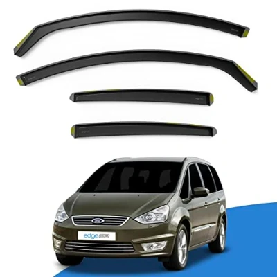 Image of EdgeVisors Wind Deflectors Set Fits: Ford Galaxy MK3 2006 2015 5 Door Van 4pc