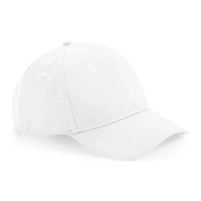 Image of Beechfield B62N Organic Cotton 5 Panel Cap White