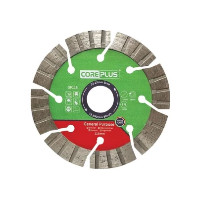 Image of CorePlus General Purpose Hybrid Turbo Diamond Blade 115mm B22.23mm (4.5in)