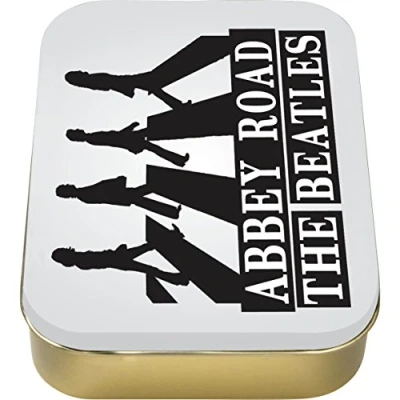 Image of Happy Fans Beatles Tins Abbey Road Silhouette