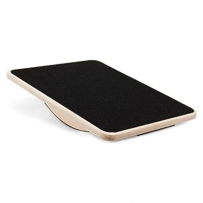Image of Yes4All R7TM Professional Rocker Balance Board 44 centimeter; Board, Wooden for Standing Desk, Support up to 158kg, Black