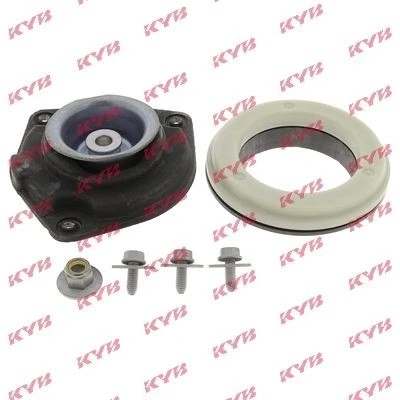 Image of 54321JD00B, 54325ED02A, 54325JE20C, 54325JE21C Repair Kit, Suspension strut KYB SM2804 Front Axle Left Mounting Kit