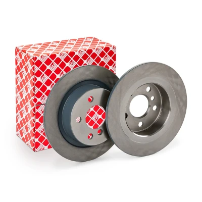 Image of 34216864141 Brake disc FEBI BILSTEIN 104105 Rear Axle 280mm 10mm 5 Hole 112mm solid Coated BMW: 2 Gran Tourer, 1 Hatchback, X1, MINI: Hatchback