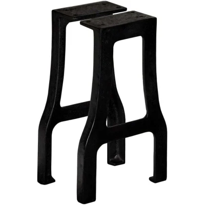 Image of vidaXL Bench Legs 2 pcs A Frame Cast Iron