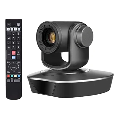 Image of iTOPVIS Conference Camera Video Conferencing Solution with USB3.0/HDMI/IP Outputs, 1080p, 10X Optical Zoom for Church IP Live Streaming, Bussiness Meetings and Education Events (V110U3)