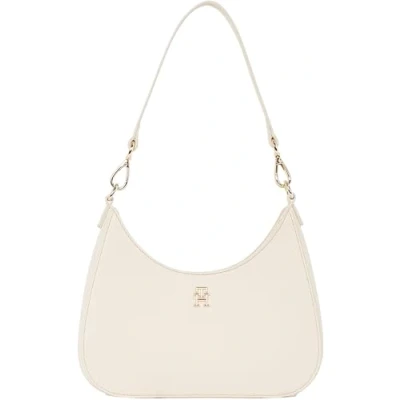 Image of Tommy Hilfiger Logotape Shoulder BAG Handbag, Women&#039;s, Size: One Size, Beige
