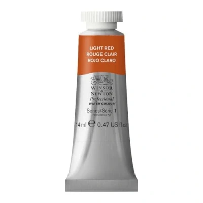 Image of Winsor &amp; Newton 14 ml Tube Professional Water Colour Paint, Light Red
