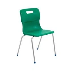 Image of Titan 4 Leg Chair Size 6 460mm Seat Height Green T16 GN