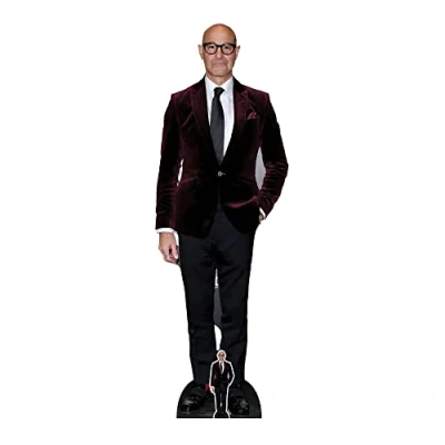 Image of Star Cutouts CS1068 Stanley Tucci Lifesize Cardboard Cutout With Mini