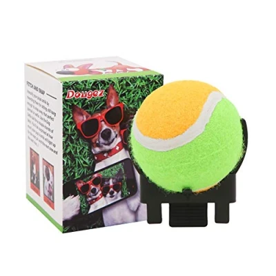 Image of Geluode Pets Selfie Stick Clip Ball,6.5cm Tennis Phone Attachment for Dog Pet Agility Training Photo Ball Puppy Photographing Interaction Toy