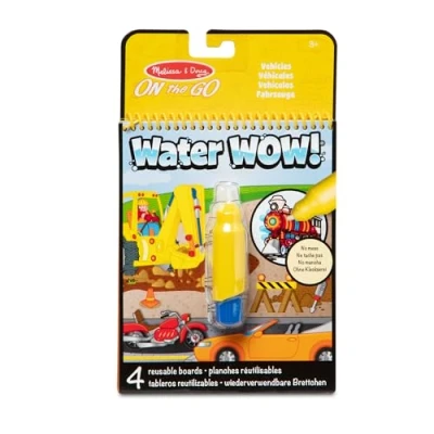 Image of Melissa &amp; Doug Water WOW! Under the Sea Reveal Travel Book Activity Pad 3+ Gift for Boy or Girl
