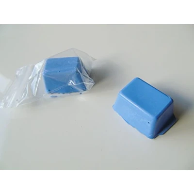 Image of JEWELLERS Buffing Rouge polishing Compound precious metal , BROWN, GREEN, BLUE, WHITE, RED (Blue)