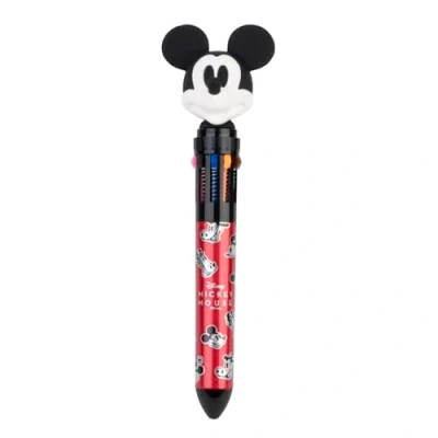 Image of Grupo Erik Disney Pen Mickey Mouse 10 In 1 Ballpoint With 3D Topper Multi Colour Cute Gifts Merchandise