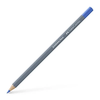 Image of Faber Castell Creative Studio Goldfaber Aqua Watercolour Pencil, (120), Ultramarine, Single For Art, Craft, Drawing, Sketching, Home, School, University, Colouring
