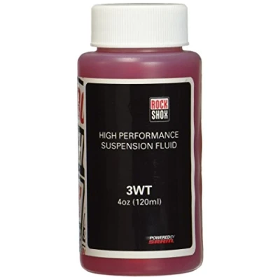 Image of Rock Shox 11.4315.021.050 Rear Suspension Damping Fluid 3 wt Bottle 120 ml, Grey
