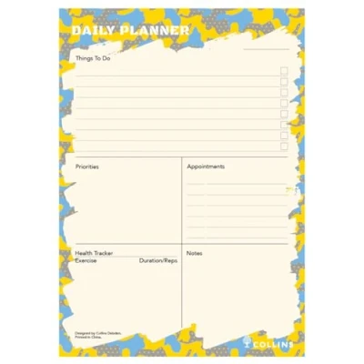 Image of Collins Edge Camo A5 Daily Pad Yellow