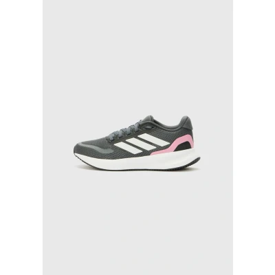 Image of adidas Performance Runfalcon Unisex Trail running shoes for kids, Size: 3, Grey six/crystal white/bliss pink