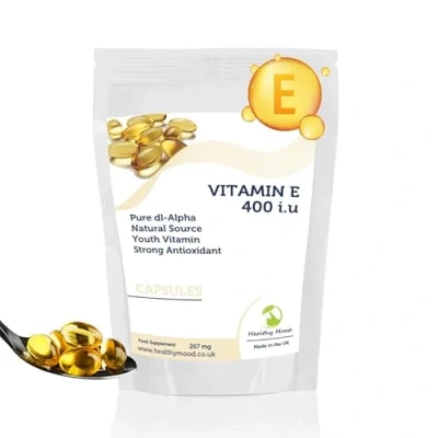 Image of VITAMIN E 267mg 400iu Antioxidant 180 Capsules
