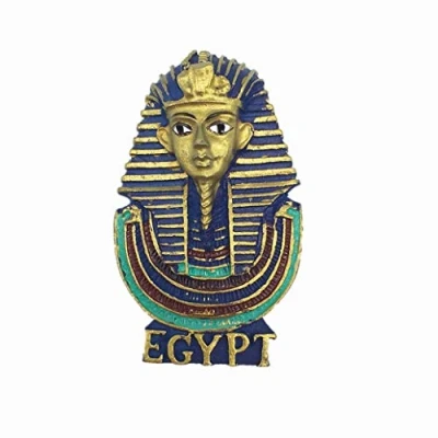 Image of 3D Egyptian Pharaoh Egypt Fridge Magnet Travel Souvenir Gift Home Kitchen Decoration Magnetic Sticker Refrigerator Collection