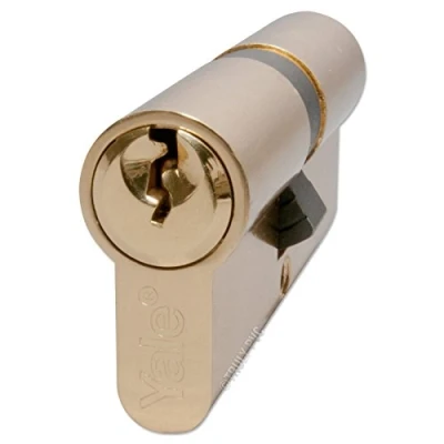 Image of Yale B ED3030 PB Euro Cylinder Lock 30/30 (70mm) / 30:10:30 Brass Finish Standard Security