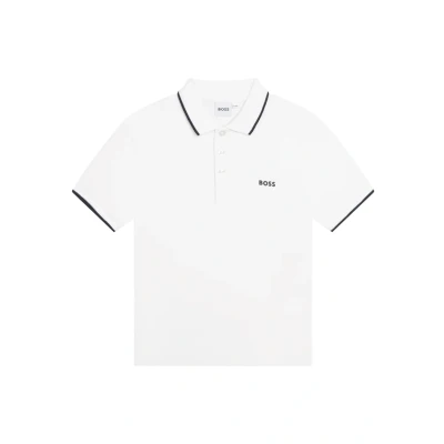 Image of BOSS Kidswear Short Sleeve Polo shirt for kids, Size: 12y, White