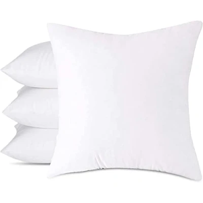 Image of HOMES LINEN 18 x Cushion Inner Pads Square Insert Fillers Pack of 4 (45 45 cm) Anti Allergy Stuffer Inserts