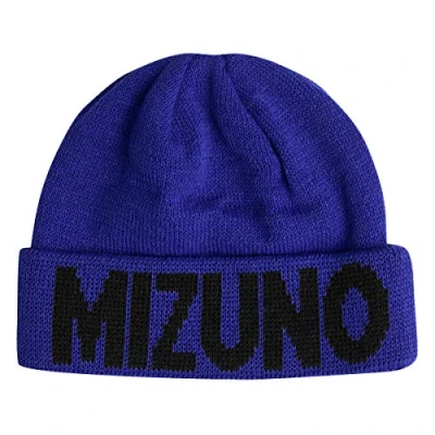Image of Mizuno Mens Breath Thermo Beanie Hat Blue One Size