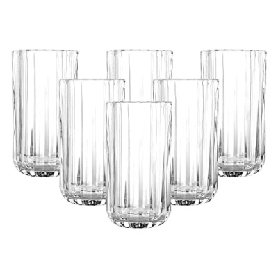 Image of simpa Elegant Highball Glasses 350ml Set of 6