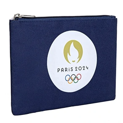 Image of PARIS 2024 Official Collection Olympic Games Bag Blue 21 x 15 cm
