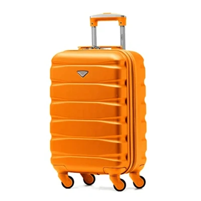 Image of Flight Knight Lightweight 4 Wheel ABS Hard Case Small Suitcase Approved for Over 100 Airlines Including easyJet, British Airways, Ryanair, Jet2, Emirates &amp; Many More Carry On 55x35x20cm