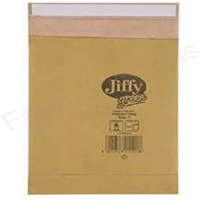 Image of Jiffy Padded Bag Envelopes No.1 Brown 165x280mm Ref JPB 1 [Pack of 100]