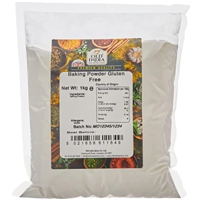 Image of Old India Baking Powder Gluten Free 1kg