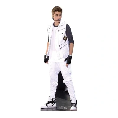 Image of Justin Bieber Life size cardboard cutout