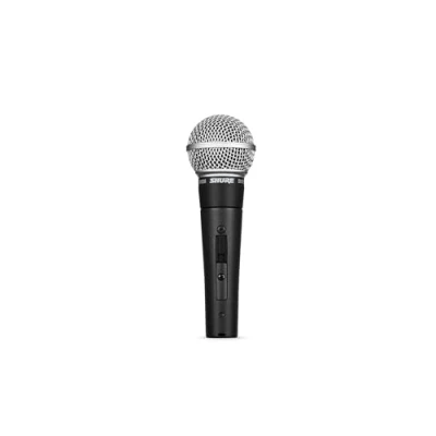 Image of Shure SM58SE Cardioid Dynamic Vocal Microphone with On/Off Switch, Pneumatic Shock Mount, Spherical Mesh Grille Built in Pop Filter, A25D Mic Clip, Storage Bag, 3 Pin XLR Connector
