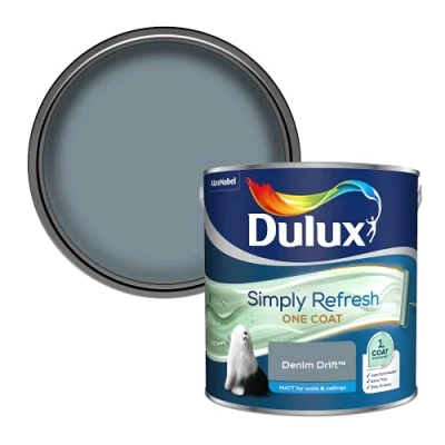 Image of Dulux Simply Refresh Matt Emulsion Paint Denim Drift 2.5L, 5382899