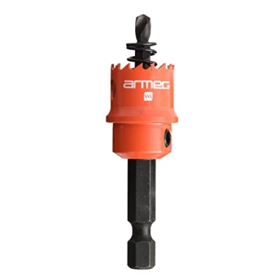 Image of Armeg SSH016 16 mm Sheet Steel Holesaw, Red