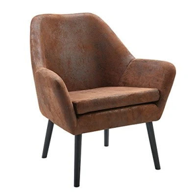 Image of Teamson Home Divano arm chair with midcentury fabric styling VNF 00033AF UK