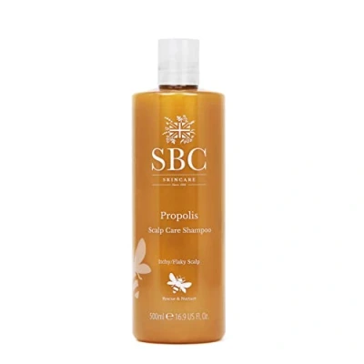 Image of SBC Skincare Propolis Scalp Care Shampoo 500ml Award Winning For Dry Or Itchy Men And Women Silicone SLS Free
