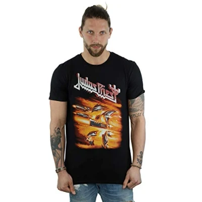 Image of Absolute Cult Judas Priest Men&#039;s Firepower Cover T Shirt Black XX Large